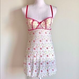 Floral Mesh Babydoll Slip